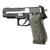 Hogue Sig Sauer P220 Da/sa Magrip Piranha Grip G10 - G-mascus (green) - 20138
