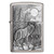 Zippo Windproof Lighter Timberwolves Emblem Brushed Chrome - 20855