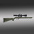 Hogue Ruger 10/22 Rubber Overmolded Stock With .920" Diameter Barrel Channel (ghillie Green) - 22810