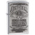 Zippo Windproof Lighter Jim Beam Pewter Emblem High Polish Chrome - 250JB.928