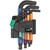 Wera Metric Hex-plus Short Shaft Allen Wrench Set (9-piece Set) - Color Coded - 05 133164 001