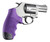 Hogue S&w J Frame Round Butt Rubber Monogrip Purple - 60006