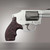 Hogue S&w J-frame Round Butt Bantam Piranha Grip G10  G-mascus (red Lava) - 61639