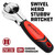 Powerbuilt 3/8" Drive Stubby Ratchet With 270â° Swivel Head - 72 Tooth - 940482