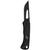 Sog Centi I Keychain Folding Knife 1.4" Black Oxide Blade Stainless Steel Handles - CE1002-CP