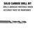 Drill America 5/32" Solid Carbide Drill Bit - DMOD532