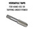 Drill America 3/8"-16 Size High-speed Steel Hand Threading Tap (3 Piece Set) - DWT54587