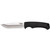 Field Knife Fixed 4" Satin Plain Clip Point Blade Thermoplastic Rubber Handles Grn Sheath - FK1001-CP