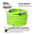 Flexzilla Garden Hose 5/8" X 100' 3/4" - 11 1/2 Ght Fittings Zillagreen - HFZG5100YW