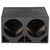 Qpower Dual 10" Turbo Ported Box - QBOMB10TB
