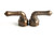 American Brass - Hot & Cold Orb Teapot Hdl Pair F/ Empire Faucets - CRD-UCORB