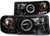 Anzo - 9401 Ram Projector W/led Halo Black Clear Headlights Driver/passenger - 111196