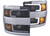 Anzo - 1516 Silverado 25/3500hd Projector Headlights W/plank Style Design Black W/amber Driv/pass - 111359