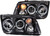 Anzo - 9905 Jetta Projector Halo Black Clear W/ccfl Headlights Driver/passenger - 121369