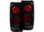 Anzo - 8293 S10/sonoma Dark Smoke Taillights Driver/passenger - 211163