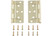 AP - Deluxe Nonmortise Hinge  Brass (2/ctn) - 013-136