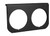 Auto Meter - 2in 2hole Gauge Panel Black Aluminum - 2237