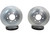 Baer Brake Systems - 21c F150 2/4wd Claw Performance Rotors Rear Slot/zinc Only 6 Lug Cast Iron - 99208-220