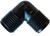 B&B Molders - 90 Degree Elbow With 1/2in Mpt X 1/2in Mpt - 94138