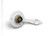 B&B Molders - Flusher Water Flange W/brass Valve Polar White - 94234
