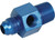 Big End Performance - 3/8in Npt Male To 6 Male 1/8in Npt Port Blue Gauge Adapter - 12688