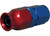 Big End Performance - Ptfe Alum Red/blue Hose End 4an Straight - 23401
