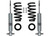 Bilstein - 1418 Chevrolet Silverado/sierra 1500 Front B8 6112 Suspension Kit Front Lift Height: 01.85in - 47-325753