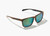 Bajio Sunglasses - Calda Green Mirror Glass Brown Tort Gloss - CAL141102
