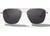 Bajio Sunglasses - Snipes Gray Pcsilver Gloss Sunglasses - SNIB10020