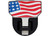 Carr - Hd Universal Hitch Step American Flag - 183032