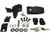 Crown Automotive - 0715 Jk Wrangler Blk Locking Hood Catch Kit - RT26057