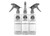 Chemical Guys - Secondary Container Dilution Bottle With Heavy Duty Sprayer 16 Oz 3 Pack - ACC138