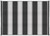 Camco - Outdoor Mat 6ft X 9ft Charcoal Stripe W/uv - 42873