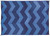 Camco - Outdoor Mat  6ft X 9ft Chevron Blue/blue (e/f) - 42878