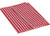 Camco - Picnic Tablecloth Red/white 52in X 84in Bilingual - 51019