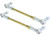 Rock Jock - Antirock End Links 14in Rods Inc Rh/lh Heim Joints Hardware Pair - CE-99002RD2