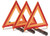 Custer - Emergency Warning Triangle Kit (3 Triangles) - EMT3-KIT-1