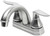 Dura Faucet - Elegant Arc Spout Rv Lavatory Faucet  Brushed Satin Nickel - DF-PL620LH-SN