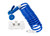 Dura Faucet - Rv Exterior Spray Faucet W/ Coil Hose & Multi Spray Nozzle  White/blue - DF-SA186-WT