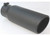 Different Trends - Black Powder Coated 5in Rolled Slant 15in Bolt On Blk Exhaust Tip 4.00in Id / 5. - BQ9-405015RBK