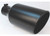 Different Trends - Black Powder Coated 7in Rolled Slant 18in Bolt On Blk Exhaust Tip 5.00in Id/7.00 - BQ9-507018RBK