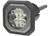Ecco Safety Group - Directional Led Single Color Flush Mount 29 Flash Patterns 1224vdc White - ED9040W