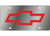 Eurosport - Ss Plate  Chevrolet Bowtie L/o  Red - 1301-4R