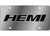 Eurosport - New Hemi Mir W Blk Fill Italicized Ss Plate - 1466N-1