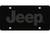 Eurosport - Jeep Word Only Black On Stainless Plate - 3418-7