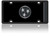 Eurosport - Tenn State Flag Blacked Out Carbon Steel License Plate Blk W/ Blk Mirror - 3999TN-7