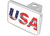 Eurosport - Usa Stars And Stripes Xl Hitch Plug White Background - 8903XL-1