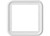 Fogatti - White Trim Ring For 15in X 15in Door - FS06TRW