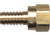 Fairview  - Brass 45deg Hose Barb 1/4in X 3/8in Female Flare - 128-46