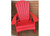 Green Country Decor - Folding Adirondack Red - ACF-RED
